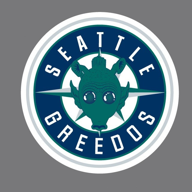 Seattle Mariners Star Wars Logo DIY iron on transfer (heat transfer)